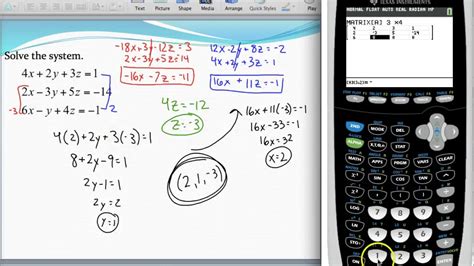 System of Equations Calculator .